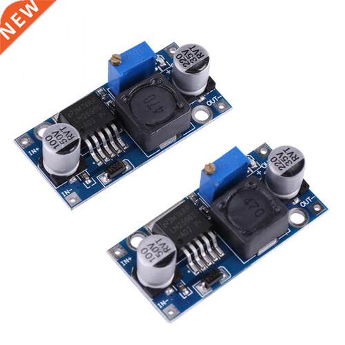 2pcs DC-DC Ajustable Step-down Module Converters 3.2V~35V t