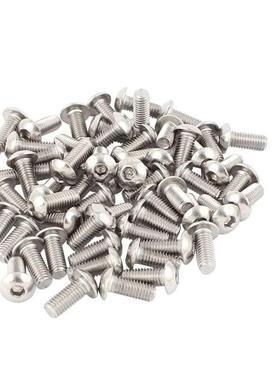 M5x12mm Hex Socket Button Head Screws 50 Pcs
