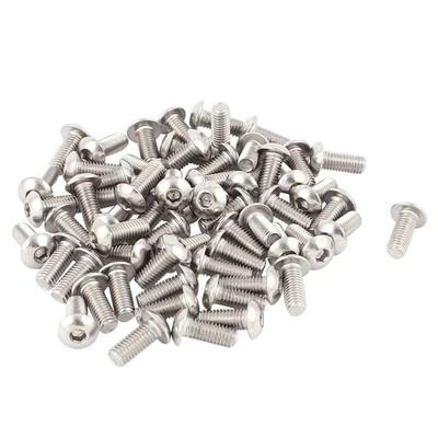 M5x12mm Hex Socket Button Head Screws 50 Pcs