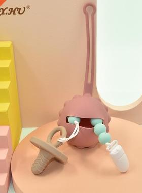 HU New Design Baby Silicone Nipple Holder Container Box Keep