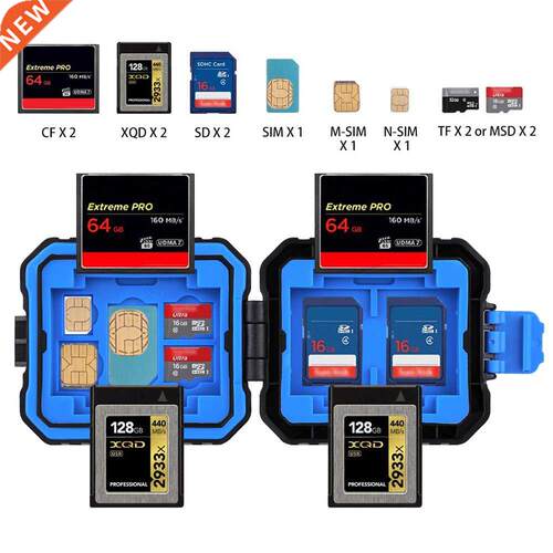 Waterproof Storage Card Box Shatterproof Memory Card Case Su