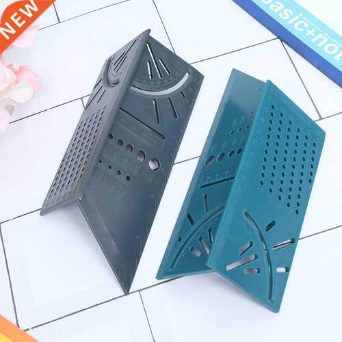 3D Mitre 1pc Wood Working Ruler Angle Measuring Gauge New 45