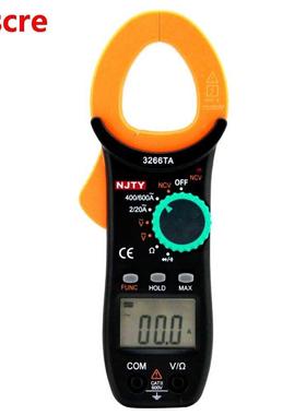3266TA LCD AC/DC Digital Clp Meter Multimeter Pinza pe