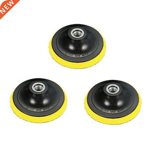 3Pcs 125mm 4inch Backing Sanding Pads Disc And Pol Loop Hook