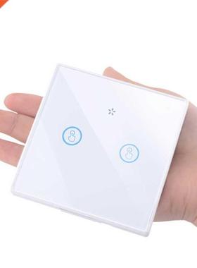Tempered Glass Panel WiFi Touching Switch 4Mhz Wireless Co