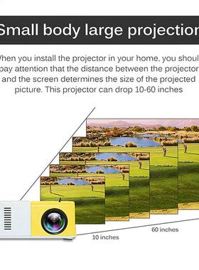 HD Mini Projector 1280 X 720P LEDWiFi Projector Video Home T