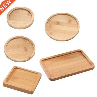 Bonsai Flower Pot Holder Fleshy Cushion Wooden Tray Planter