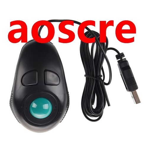 Portable Finger Hand Held 4D Usb Mini Trackball Mouse