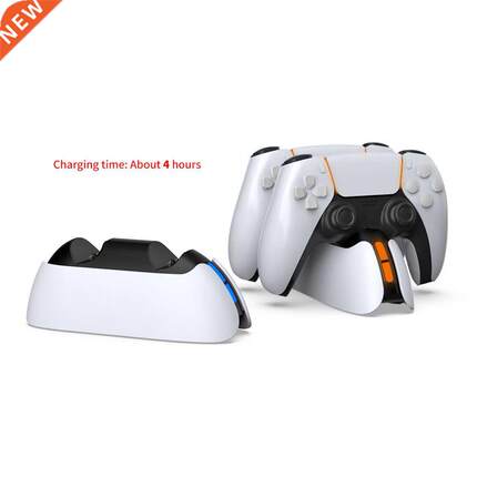 Dual Fast Charger for PS5 Wireless Controller USB Type-C Qui