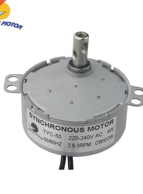 TYC-50 Turntable motor Synchronous Motor 220V AC 2.5-3RPM CW