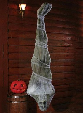 1.8m Mummy Hanging Upside Down Haunted House Decoration Prop