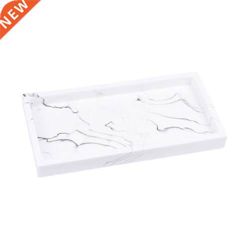 Jewelry Tray Decorative Marble Texture Resin Organizer Delic