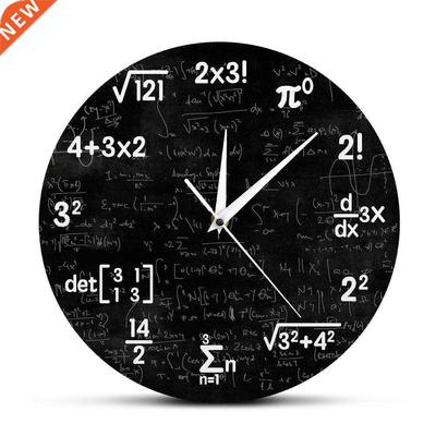 Math Wall Clock Mathematics Clock Graduation Gift Gifts For