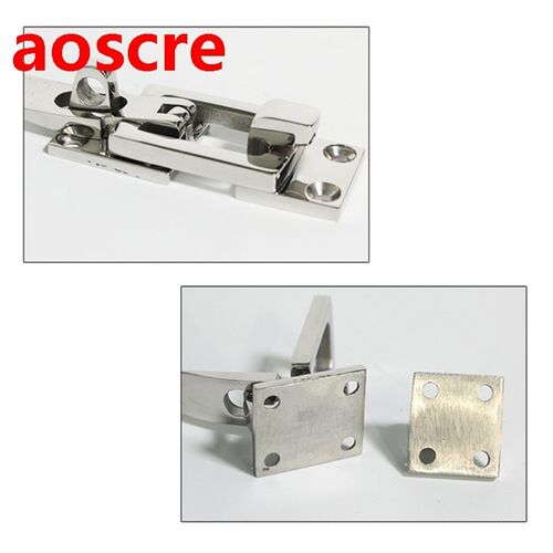 Lockable Latch 316 Stainless Steel Marine Boat Door Lock 2Pc