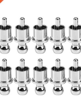 10 Pieces Beautiful RCA Caps Plugs Short-Circuit Socket Phon