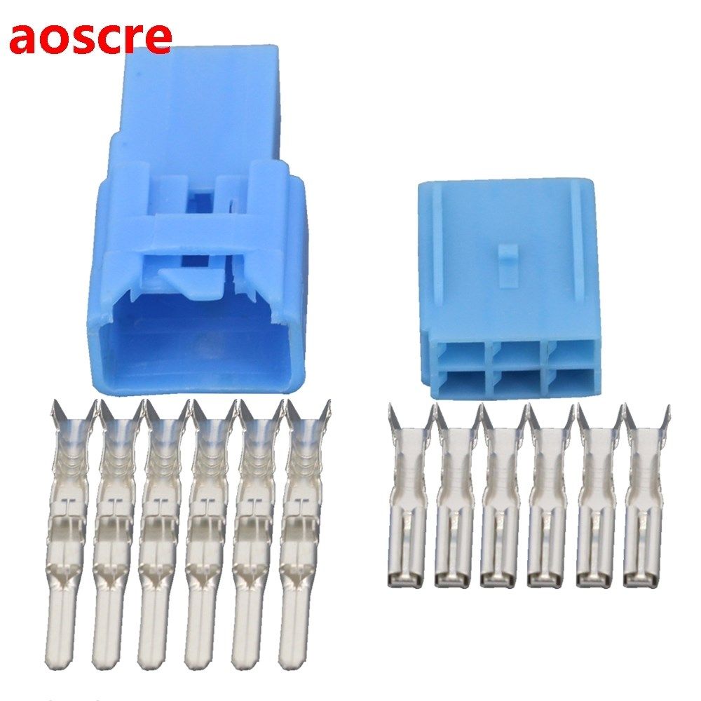 6 Pin Plastic Parts Car Connector with Terminal DJY7067-2.3-