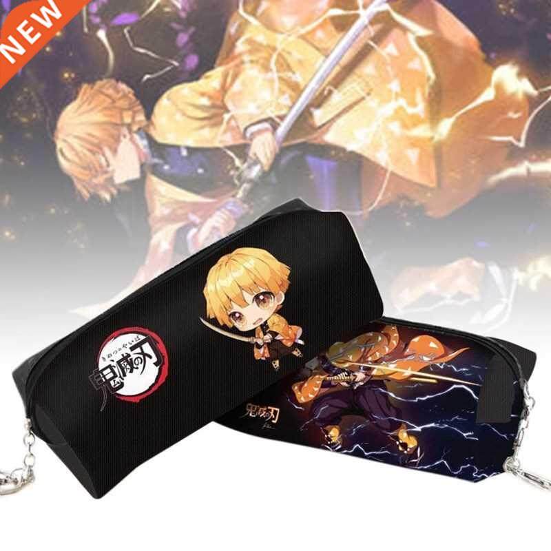 Anime Demon Slayer Kimetsu No Yaiba PU Purse Pencil Case Zi