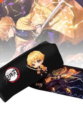 Anime Demon Slayer Kimetsu No Yaiba PU Purse Pencil Case Zi