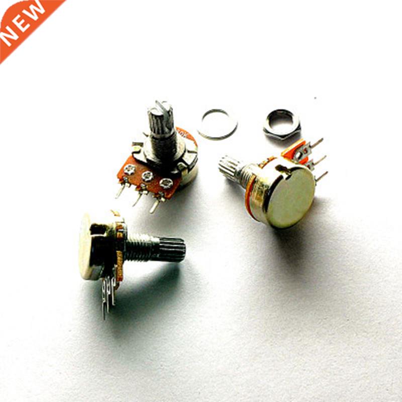 10pcs WH148 B5K Linear Potentiometer 15mm Shaft With Nuts An