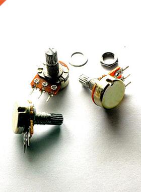 10pcs WH148 B5K Linear Potentiometer 15mm Shaft With Nuts An