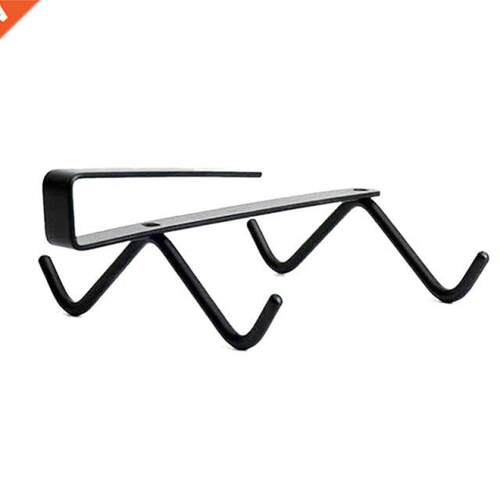 Cup Hook Under Cabinet With 4 Hooks Coffee Mug Rack Holder N