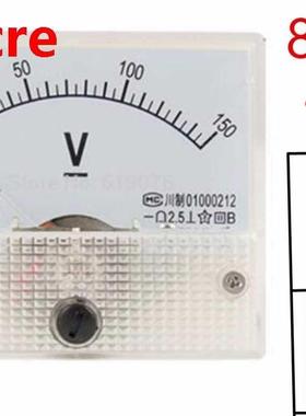 1PCS 85C1 150V Analogue DC Voltage Needle Panel Meter Voltme
