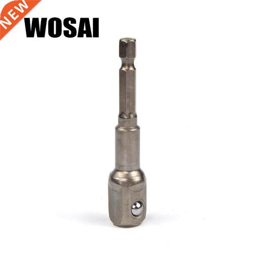 pcs Chrome Vanadium Steel Socket Adapter Set Hex Shank 1/4