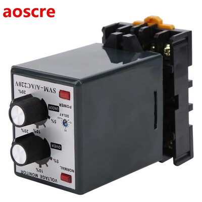 Over and Under Voltage Protector Single Phase Power Monitori