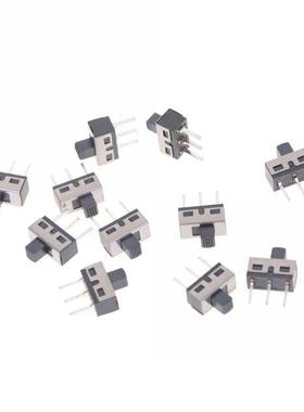 New 10Pcs SS12D10 toggle switch 3Pins straight feet 1P2T han