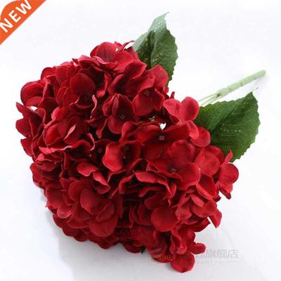 Artificial Flower for Decoration 5 Heads Silk Hydrangea for