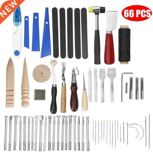 KiWarm Professional 37/61/18Pcs Leather Craft Tools Kit Hand