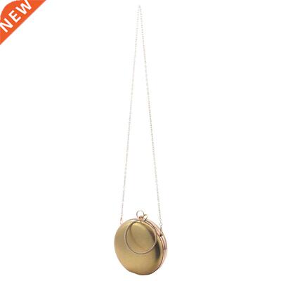 Round Shaped Women Evening Bags Diamonds Simple Clutches Cha