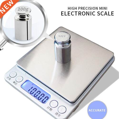 Mini Digital Jewelry Scale 1kg/2kg/3kg/500g 0.1/0.01g High P