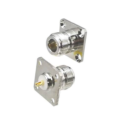 1pcs N Female Jack 4-Holes Flange Connector Solder Panel Mou