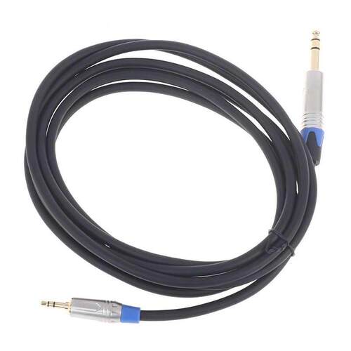 1PC M 6.5mm to .5mm Jack Audio Stereo Cable HiFi Male to