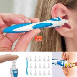 16pcs Ear Cleaner Ear Wax Cleaning Kit Spiral Silicon Ear cl