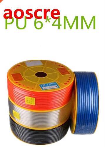 PU6*4 5M/lot OD 6mn ID 4mm pu pipe Pneumatic hose for air co