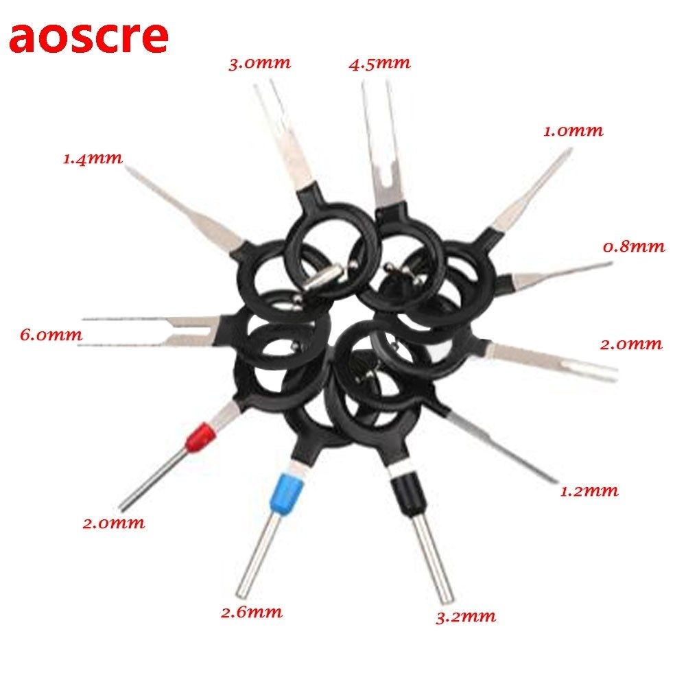 Needle Ejector Tool, Wire Harness Ejector, 11 PCS Terminal E