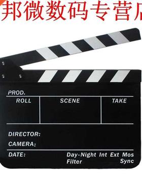Hot Acrylic Director Video Clapboard Dry Erase TV Film Movie
