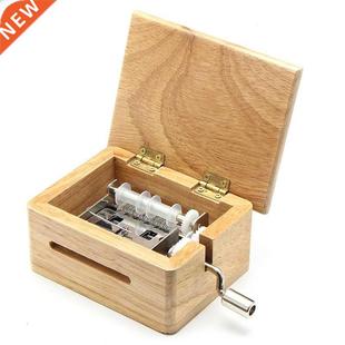 15 Tone Hand Musc Box Wth 10 Paper Tape Puncher Wooden Box