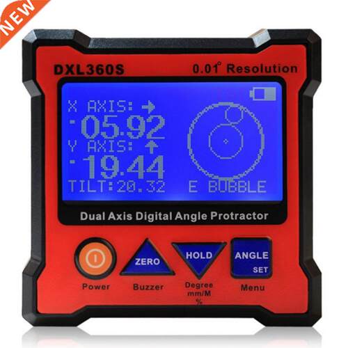 DXL360S Digital Protractor High Accuracy Single/Double Axes