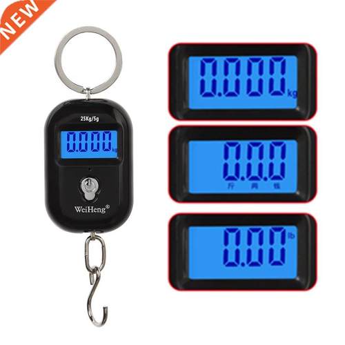 25Kg X 5g Keychain Scale Mini LCD Portable Electronic Hangin