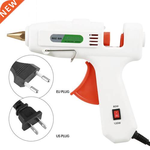80W/120W Dual-power Melt Glue Gun Heat for DIY Craft AC 100