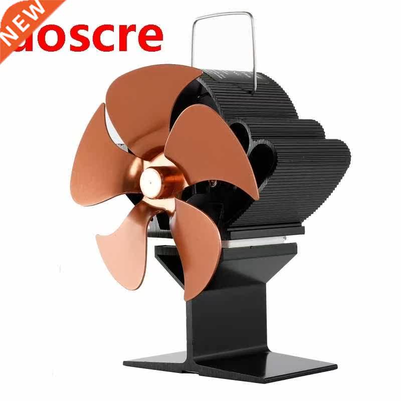 SF103S 5 Blades Heat Powered Stove Fan for Wood Log Burner H