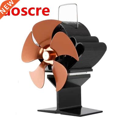 SF103S 5 Blades Heat Powered Stove Fan for Wood Log Burner H