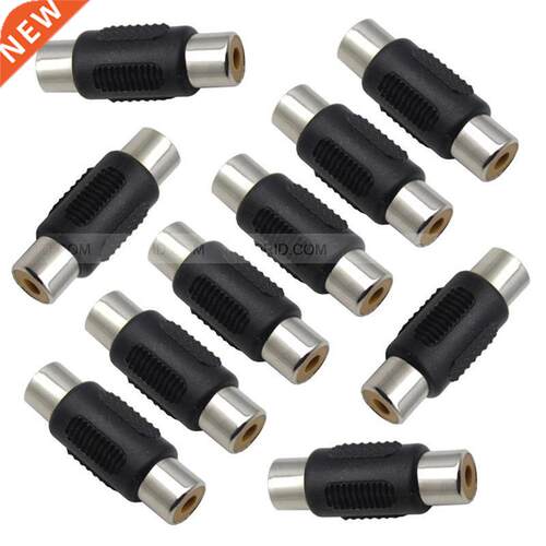 10PCS Female to Female RCA Coupler Connector Adapter Audio V