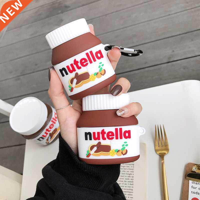 Nutella Hazelnut Sauce Canned Case for AirPods 1 2 Pro 3 Ch