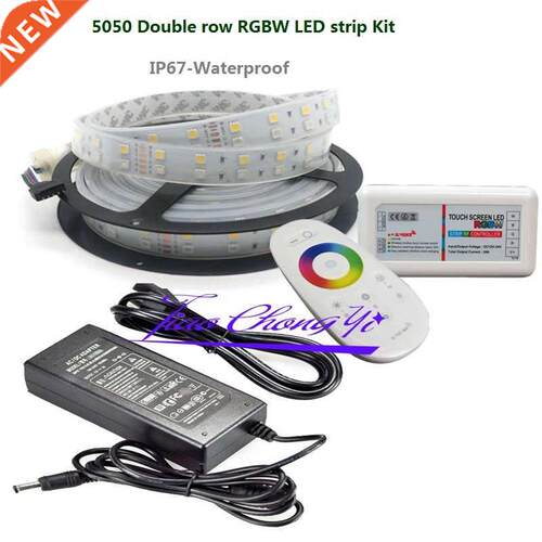 5M 12V SMD RGBW white 5050 600LED Double Row LED Strip +2.4G