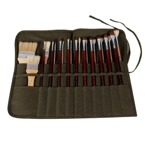 Brush Bag Artist Watercor Draw Pen Oil Paint Rl p Canvas