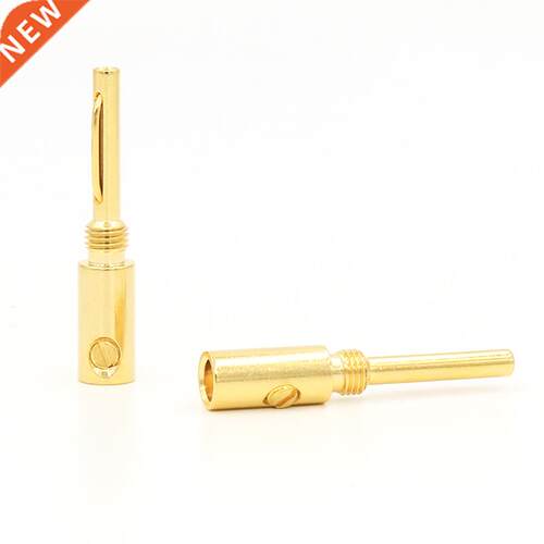 8pcs/lot Nakamichi Banana Plug 24K Gold Plated Speaker Coppe